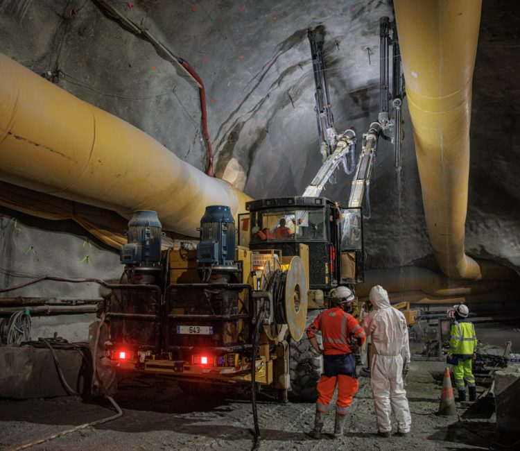 cantiere sotterraneo della Torino-Lione