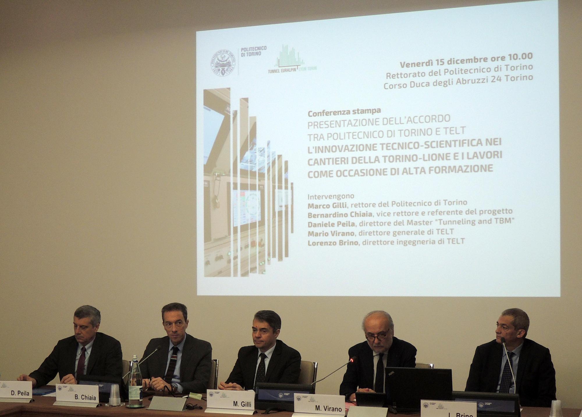 TELT e Politecnico di Torino per l’innovazione