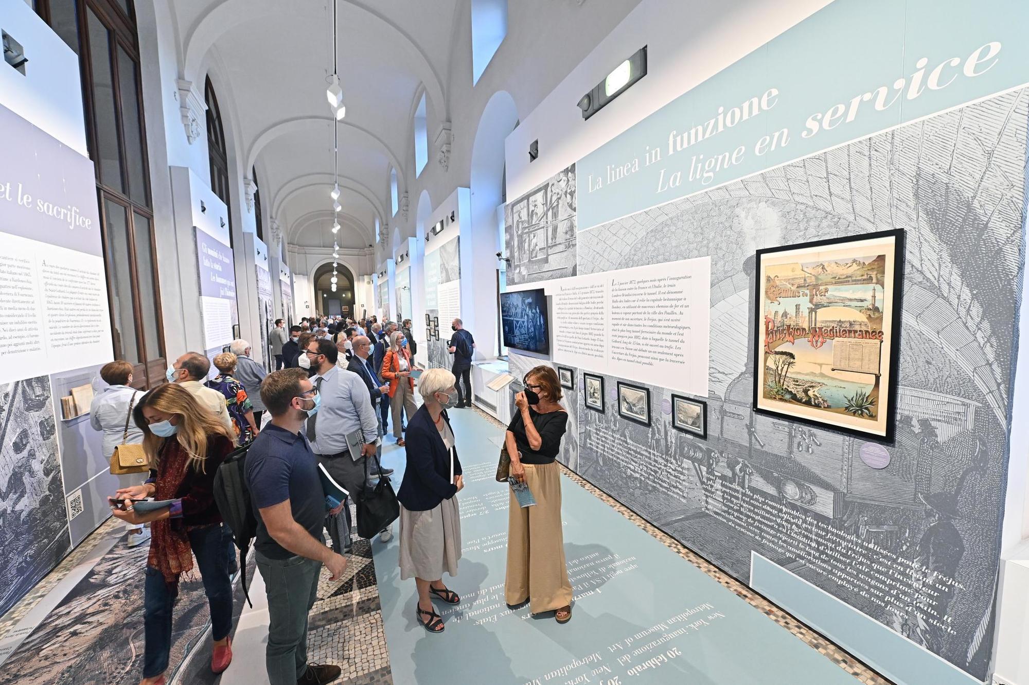 La mostra “Di pietra e ferro: 150 anni del traforo del Fréjus”