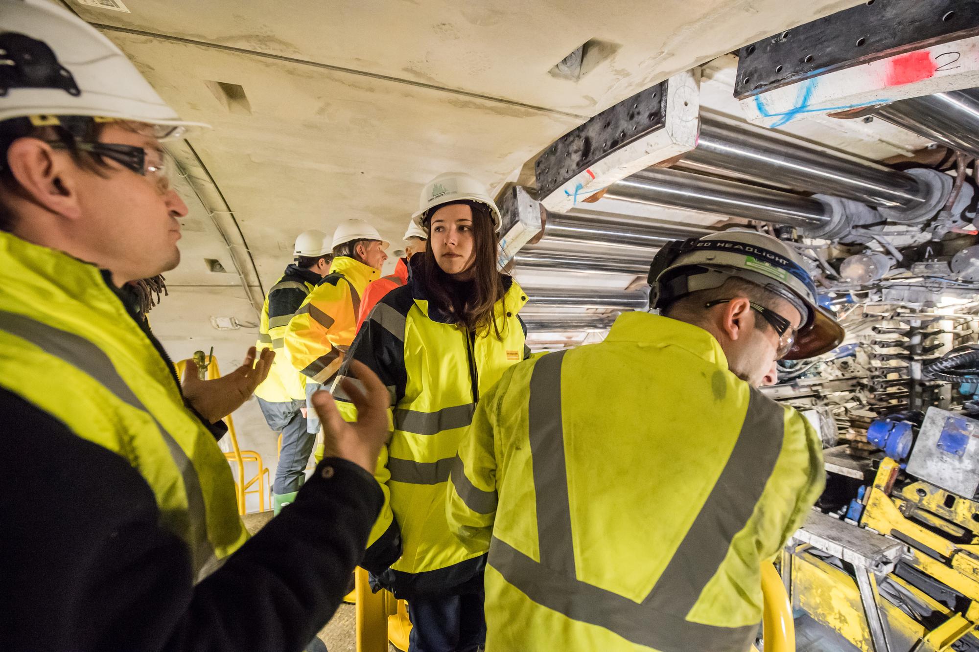 La deputata Degois visita il cantiere di SMLP