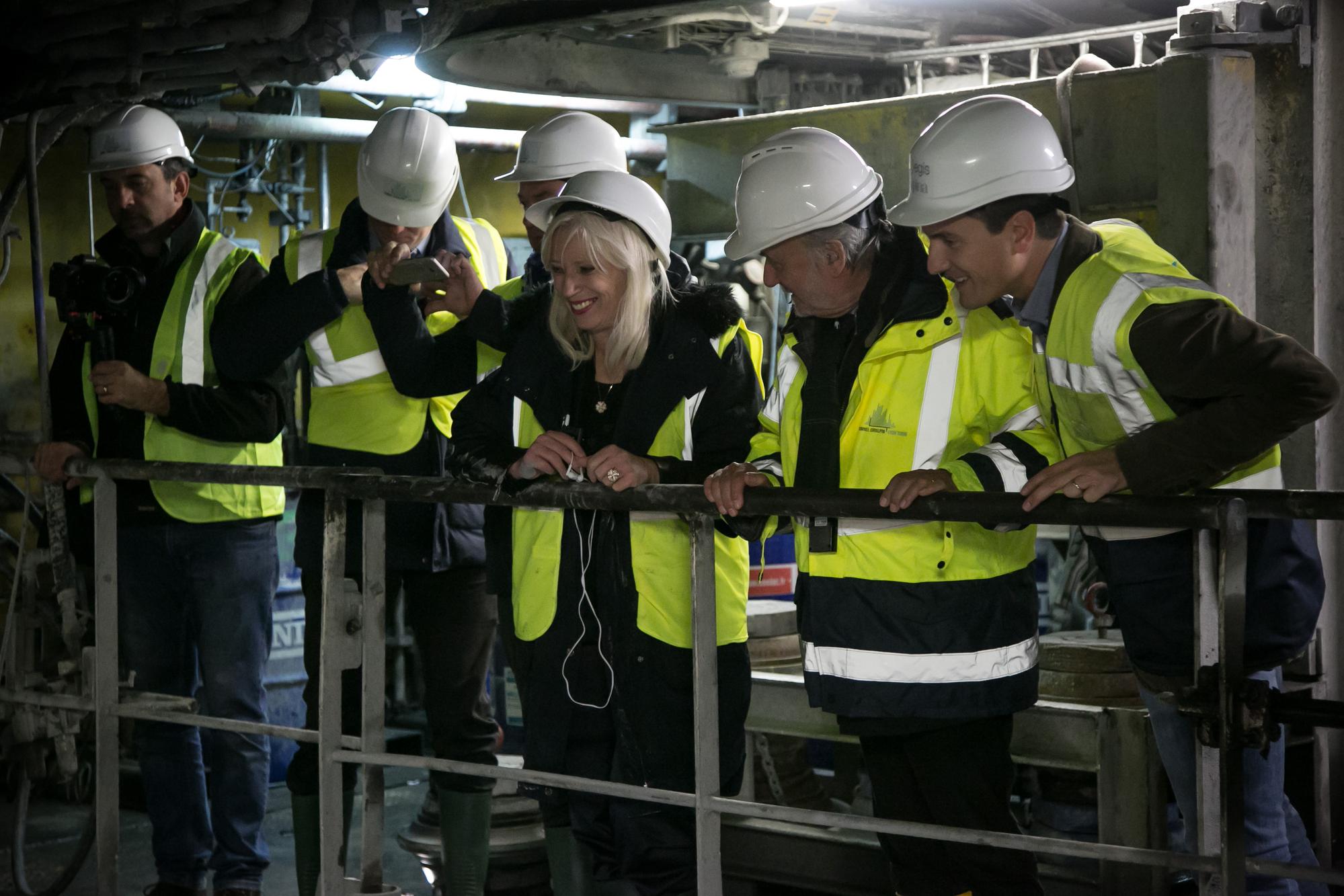 Iveta Radicová in visita per la prima volta ai cantieri della Torino-Lione