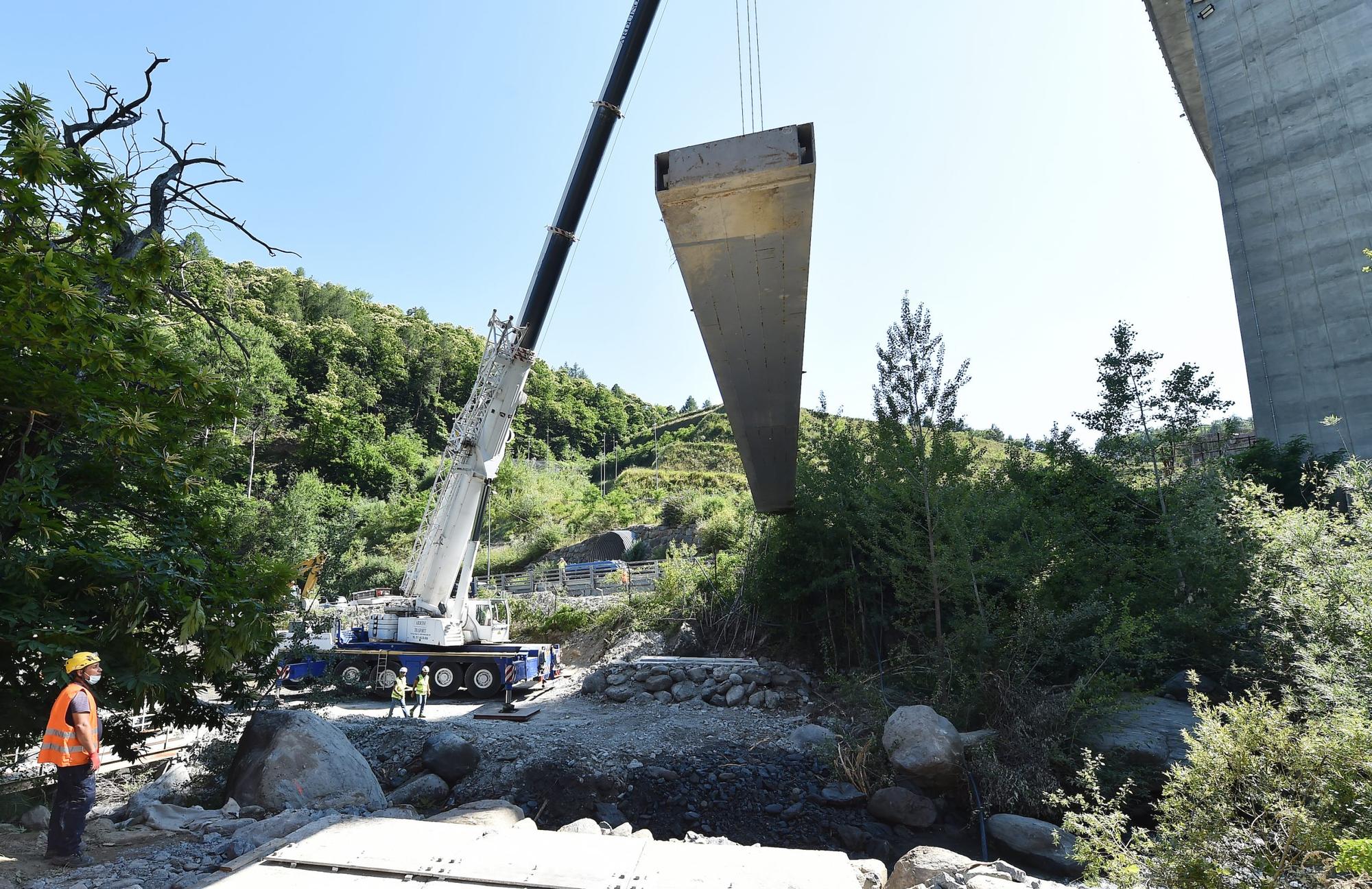 Ultimati i lavori di allargamento di prima fase a Chiomonte