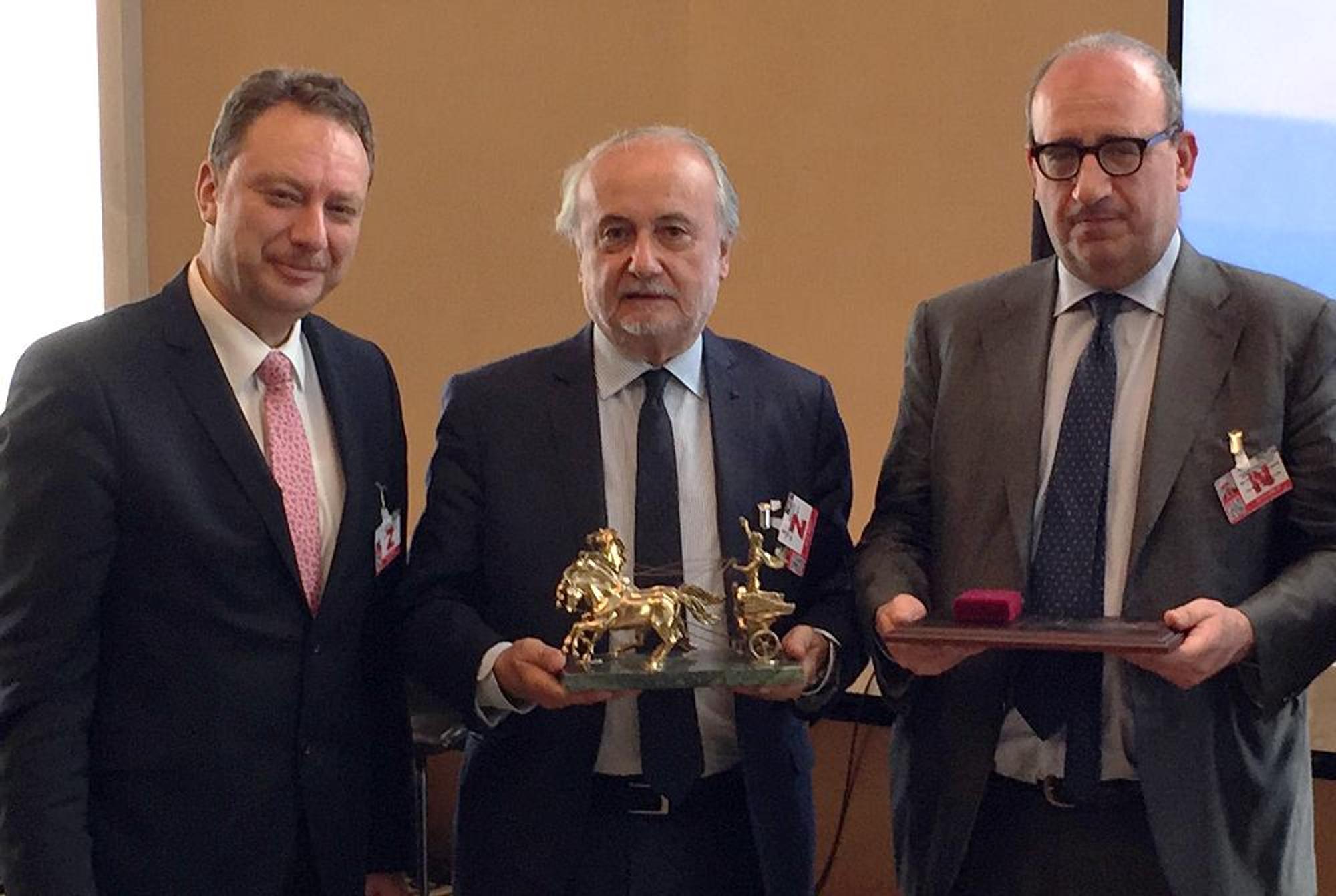 Virano ritira il Golden Chariot Award