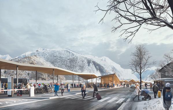 A Saint Jean de Maurienne, due anni di lavori per l’hub di interscambio multimodale