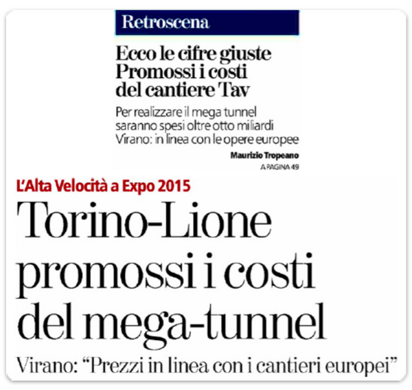 Consegnata la certificazione dei costi