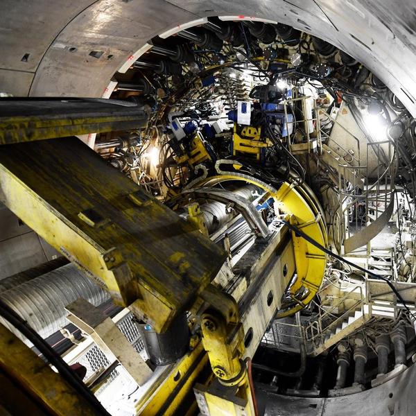 A TBM Assembly Cavern in the French Alps