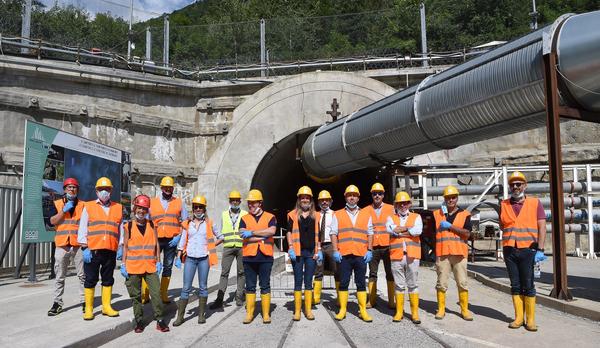 Delegazione Api Torino visita il cantiere di Chiomonte