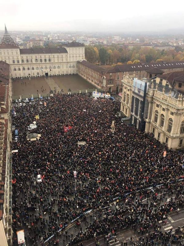 40.000 in piazza per dire sì alla Torino-Lione