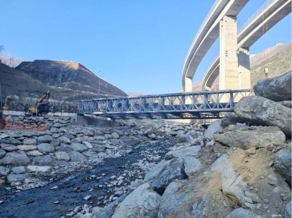 Un nuovo ponte al cantiere di Chiomonte