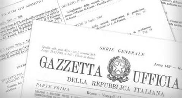Entra in vigore la legge italiana di ratifica