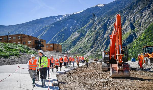 I senatori francesi in visita ai cantieri della Torino-Lione