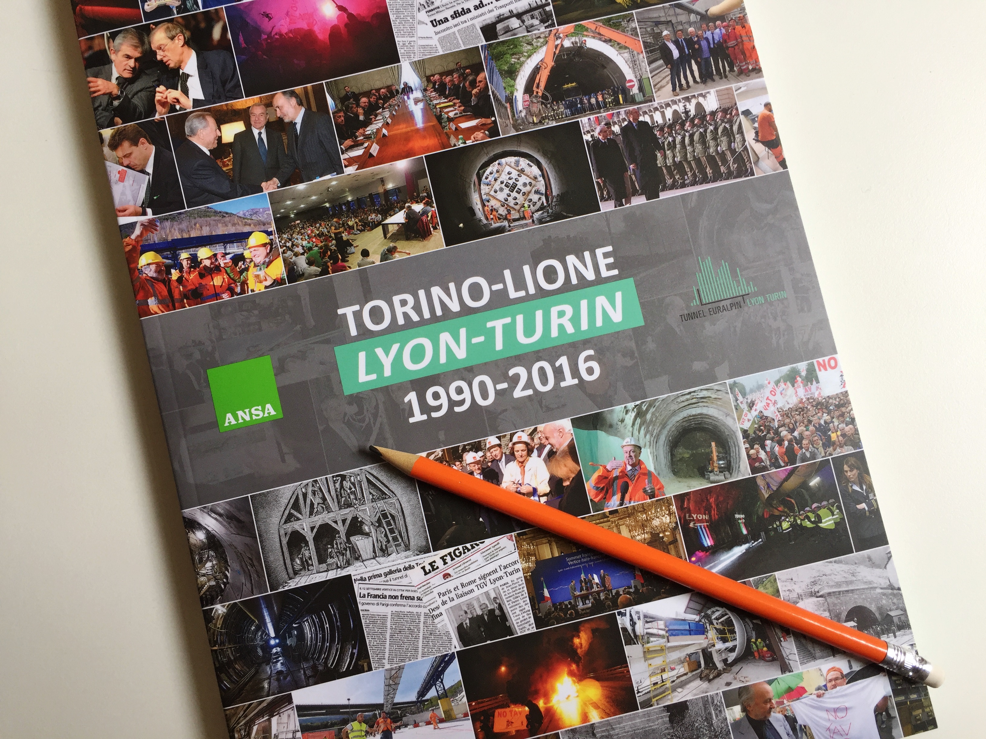 Libro TELT-ANSA Torino Lione 1990-2016