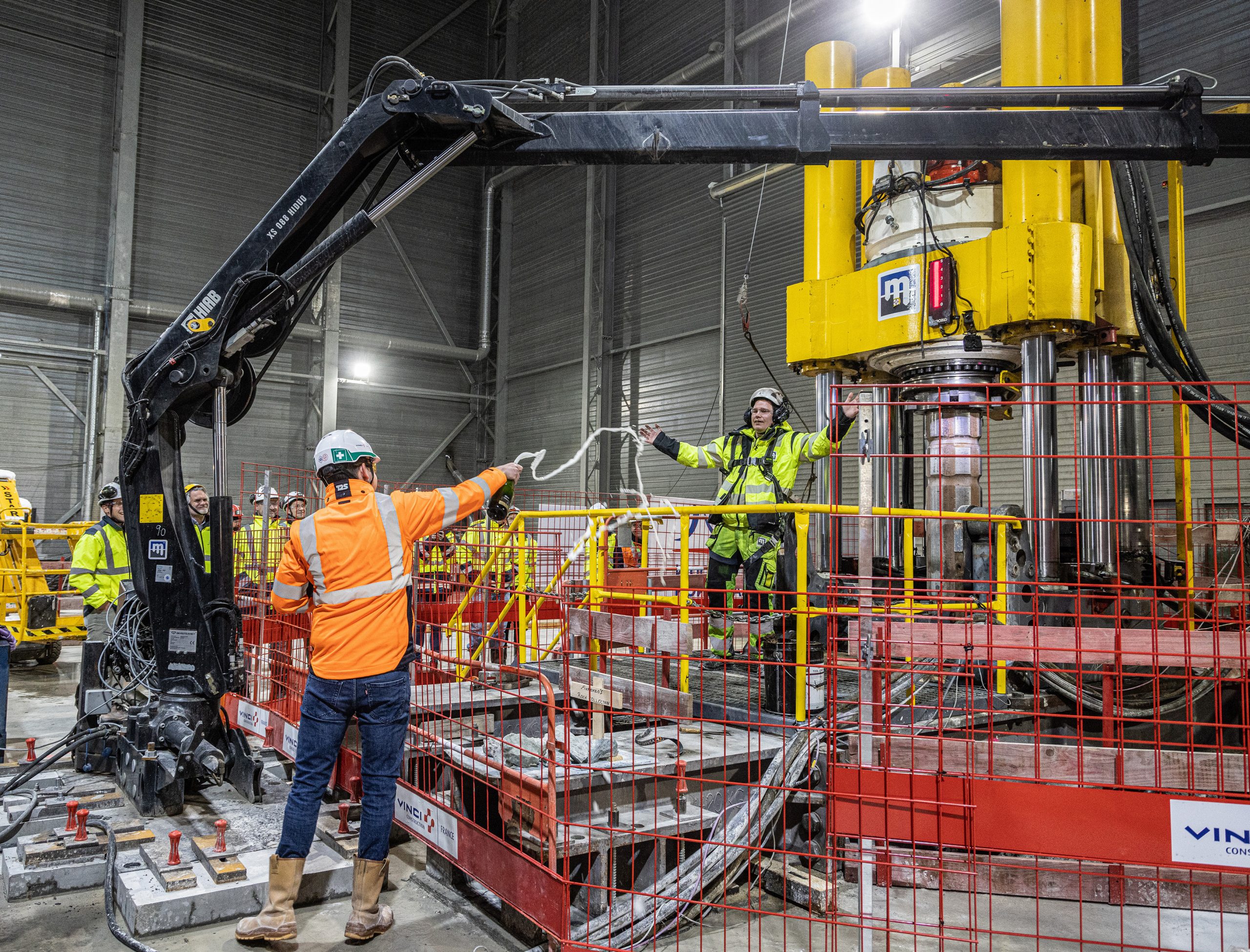 Raise borer machine for the Lyon-Turin ventilation shafts