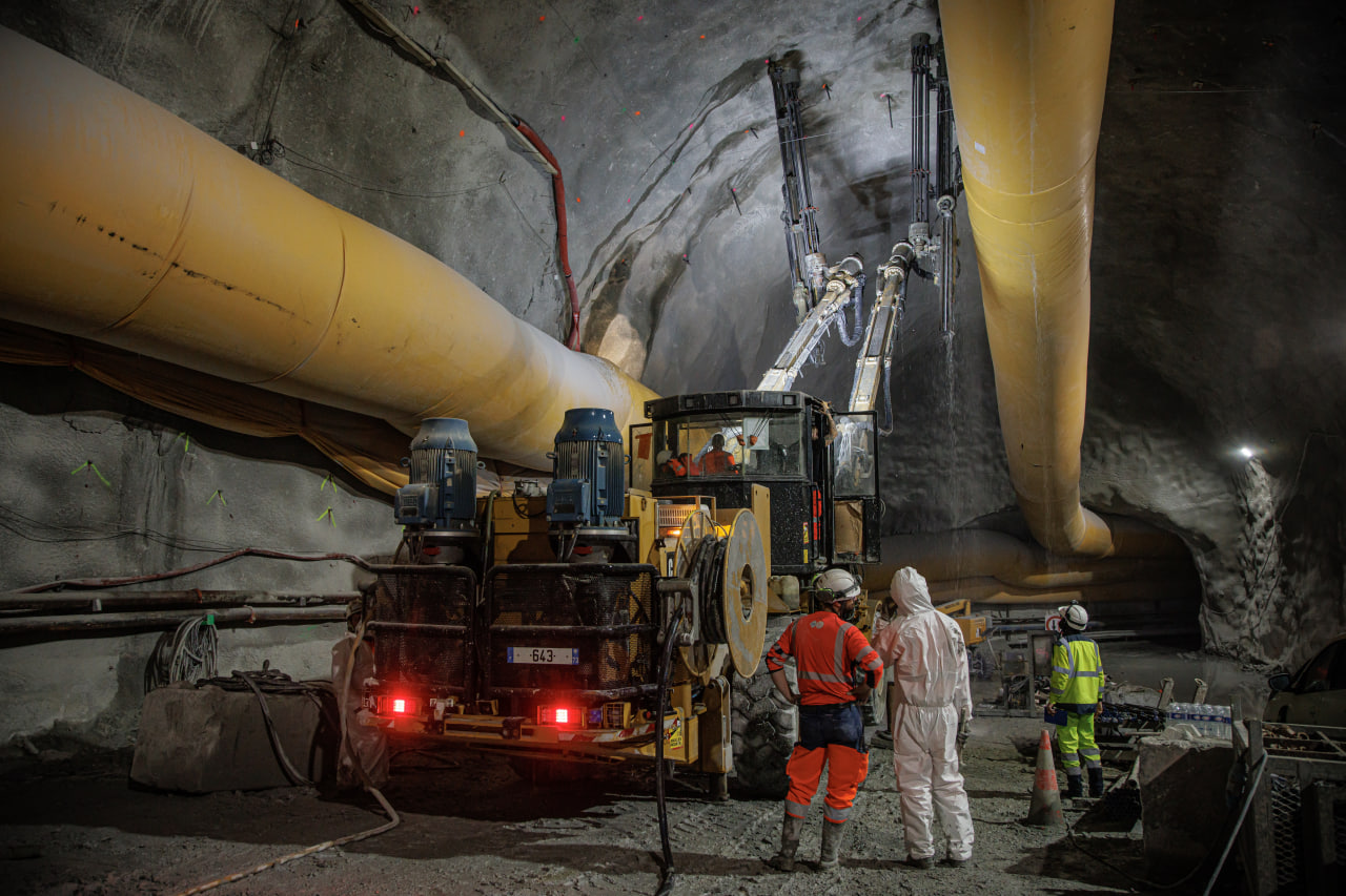 cantiere sotterraneo della Torino-Lione