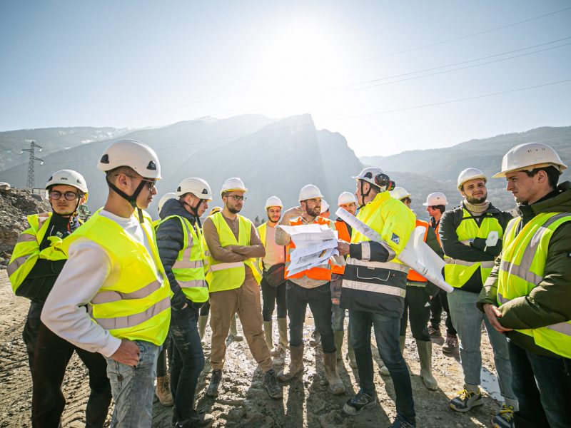 TELT – Suivi de Chantier Quinzaine_tranchee_visite_2022