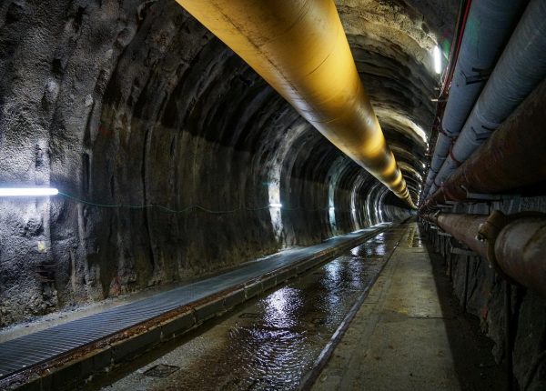 Piedmont Governor Cirio visits the Turin-Lyon TAV construction site The construction site of the Turin-Lyon high speed rail line (Tav), Val di Susa Torino 09 agosto 2019 ANSA/TINO ROMANO
