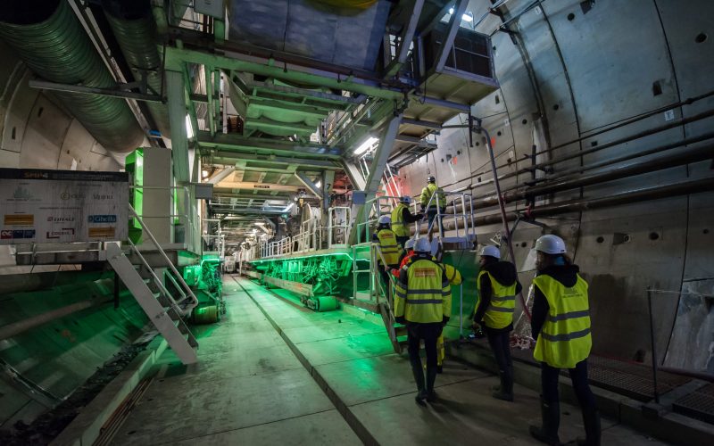 Visite chantier Mme DEGOIS – Députée de la Savoie Saint Martin de la Porte